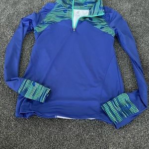 Girls 7-8 jogger long sleeve with zipper in front